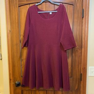 Old Navy 3/4 Sleeve Dress
